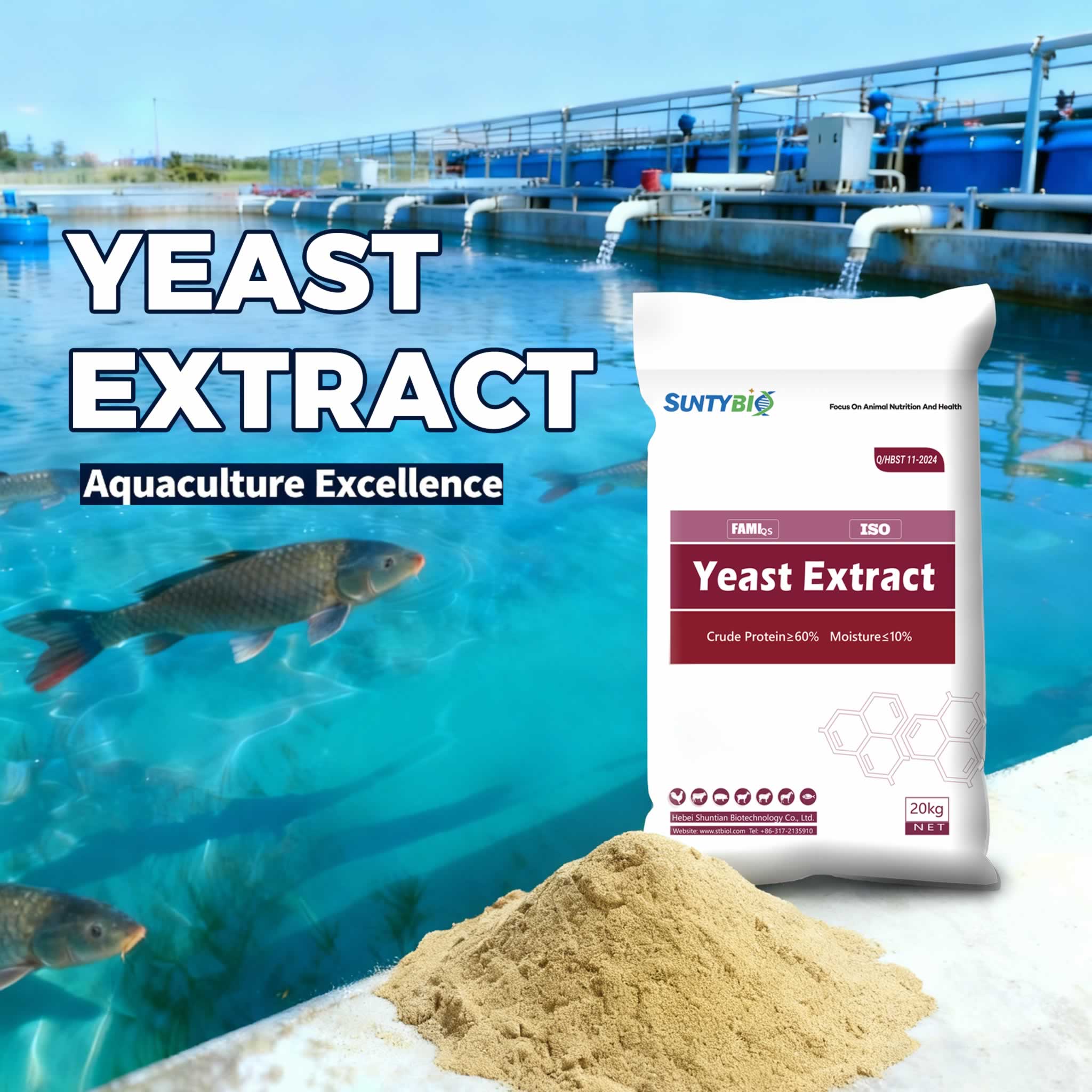 Applications et avantages de l'extrait de levure en aquaculture